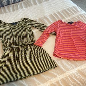 Ralph Lauren dress and long sleeve top